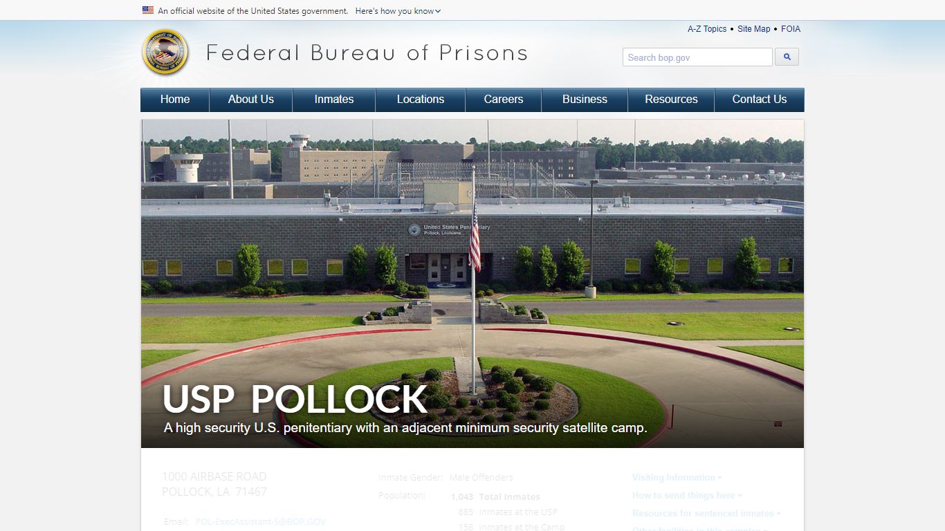 USP Pollock - Federal Bureau of Prisons